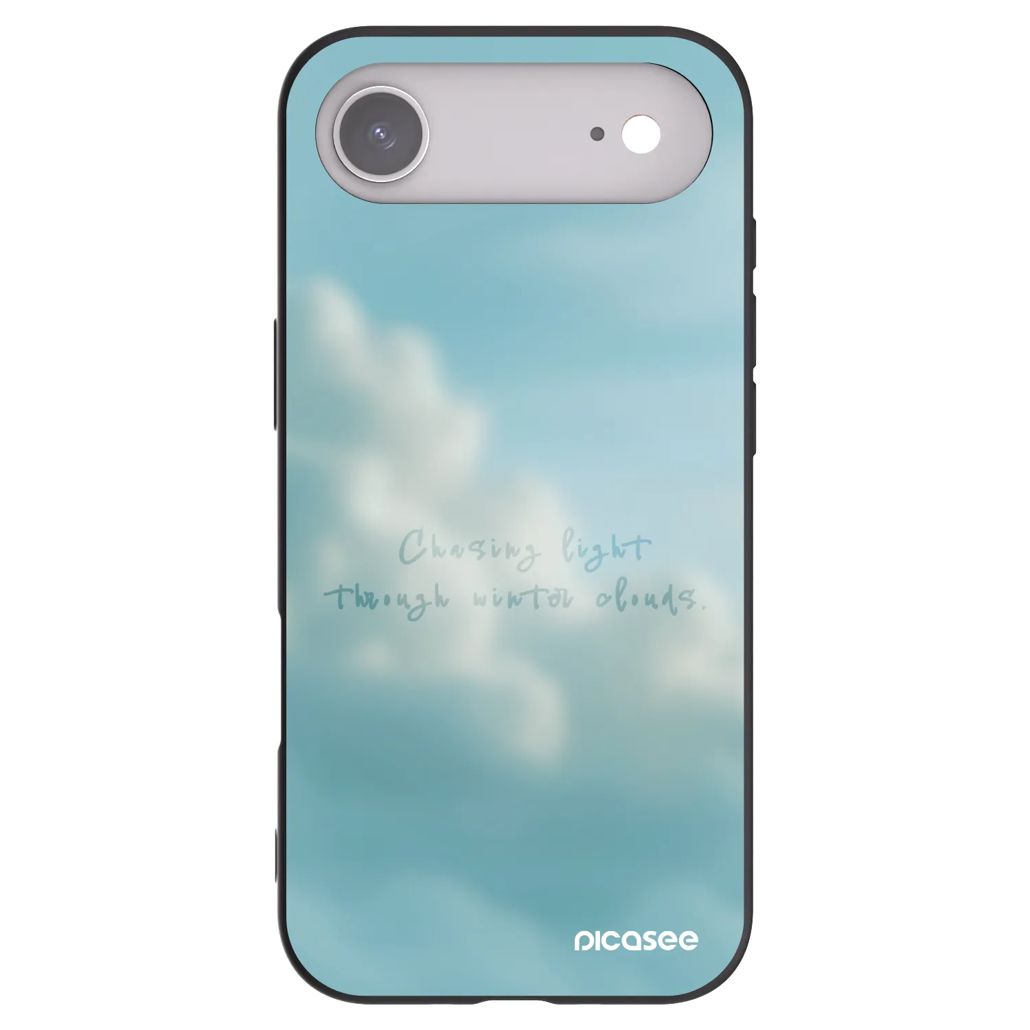 Picasee husă neagră din silicon pentru Apple iPhone Air - CHASiNG LIGHT