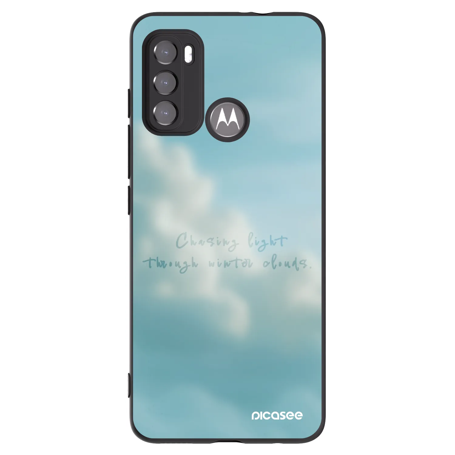 Picasee husă neagră din silicon pentru Motorola Edge 60 5G - CHASiNG LIGHT