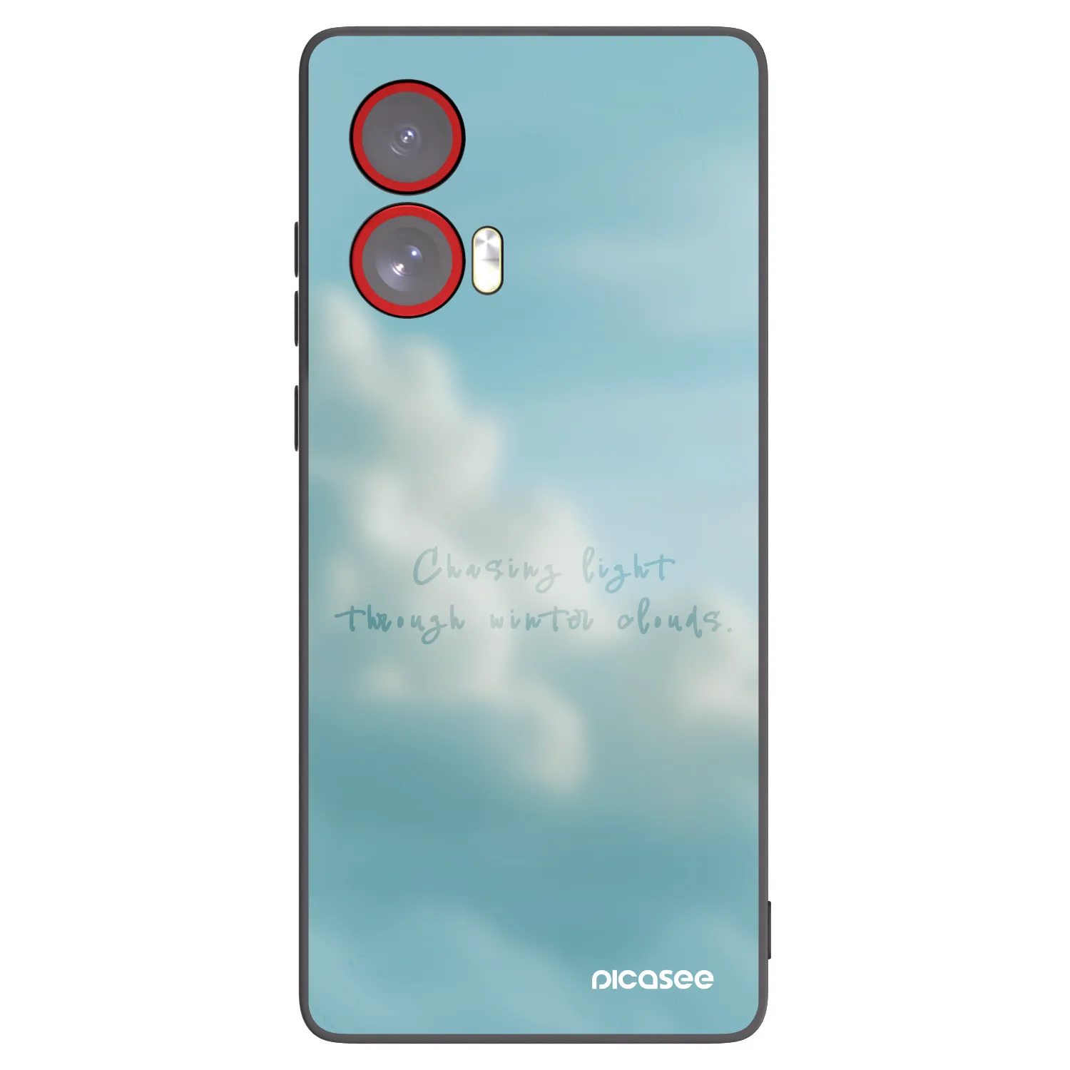 Picasee husă neagră din silicon pentru Motorola Edge 50 Fusion - CHASiNG LIGHT