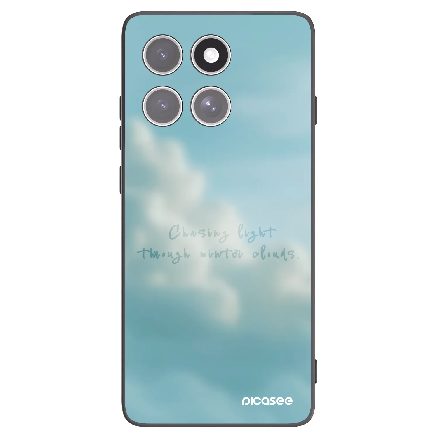 Picasee husă neagră din silicon pentru Motorola Edge 60 Fusion - CHASiNG LIGHT