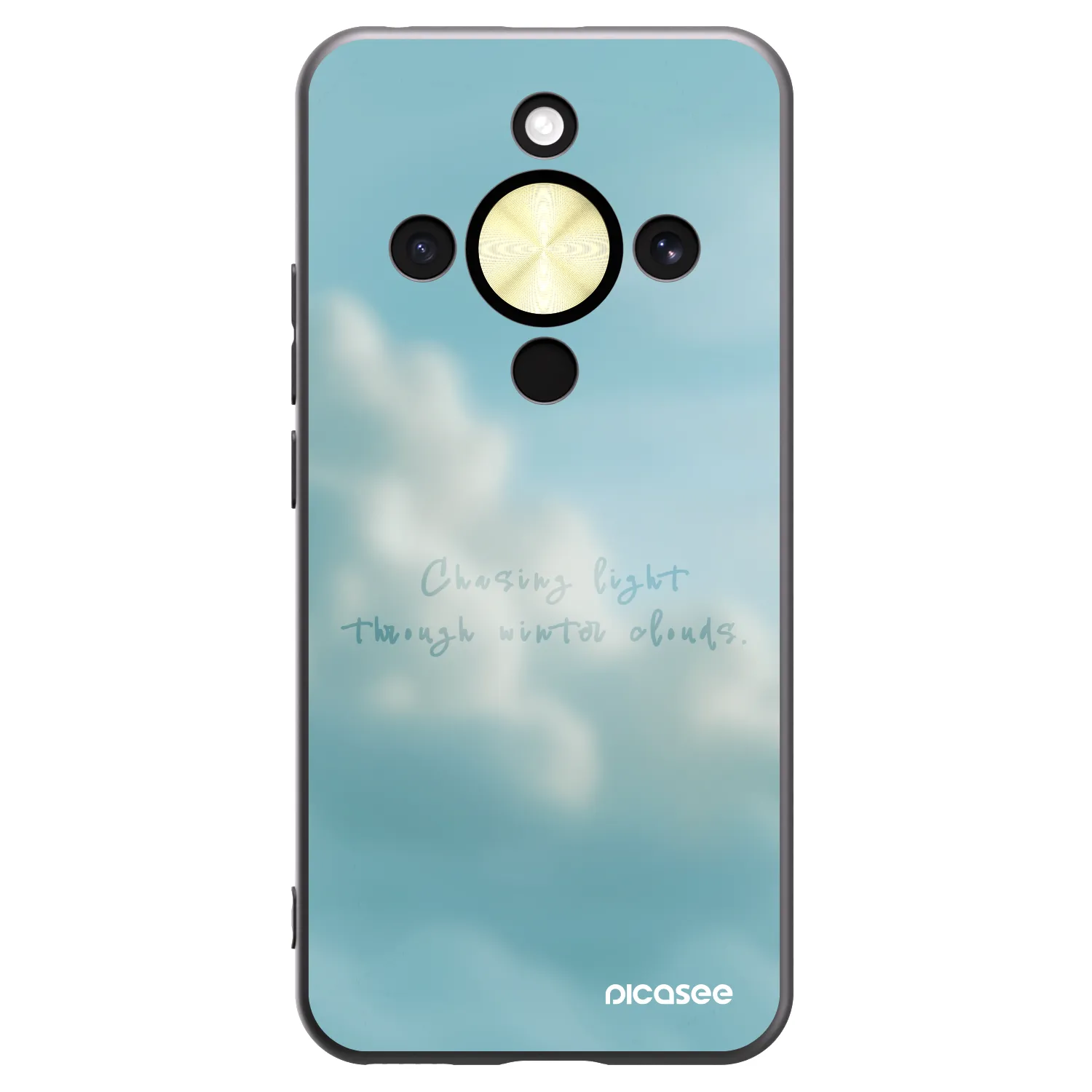 Picasee husă neagră din silicon pentru Honor Magic8 Lite 5G - CHASiNG LIGHT