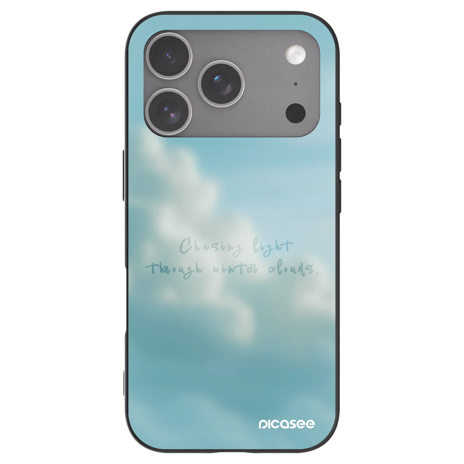 Picasee husă neagră din silicon pentru Apple iPhone 18 Pro - CHASiNG LIGHT