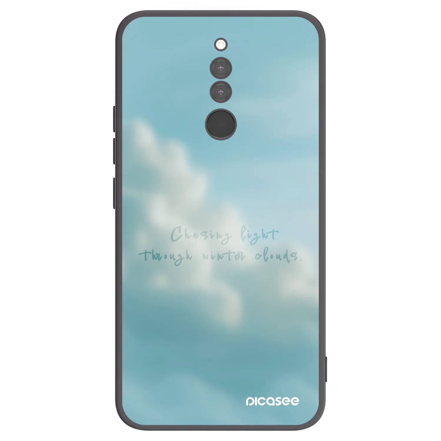 Picasee husă neagră din silicon pentru Xiaomi Redmi 8 - CHASiNG LIGHT