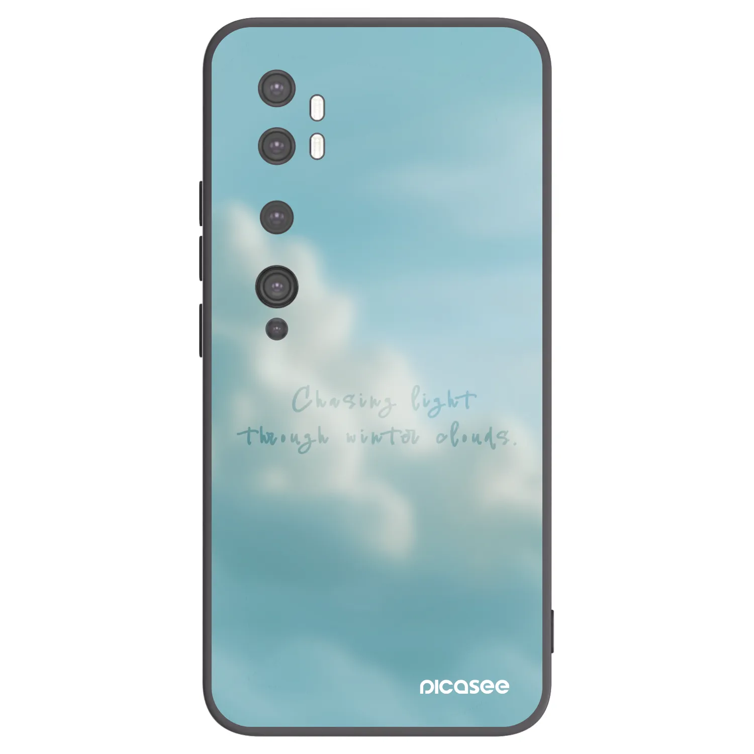 Picasee husă neagră din silicon pentru Xiaomi Mi Note 10 (Pro) - CHASiNG LIGHT