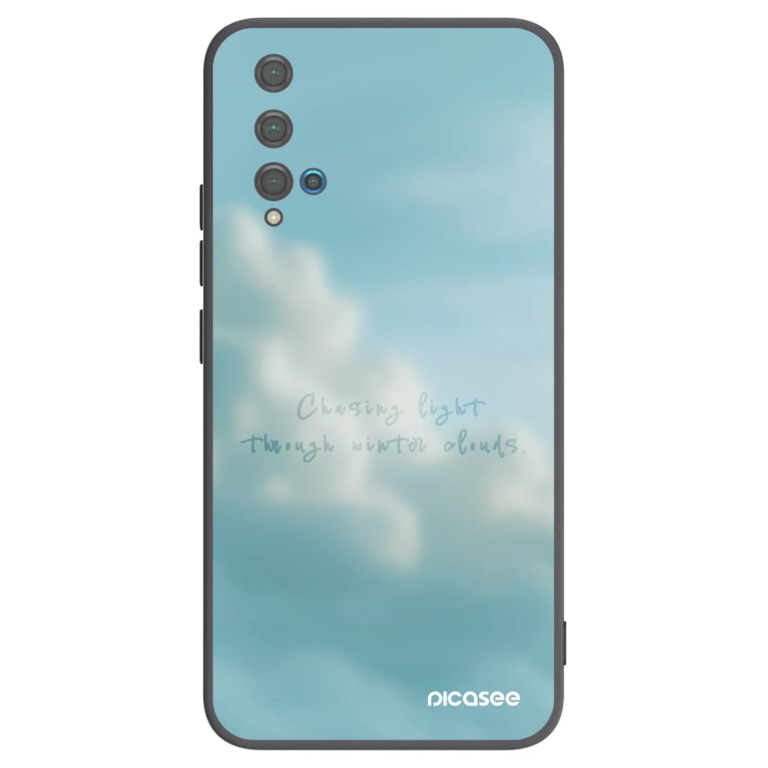 Picasee husă neagră din silicon pentru Huawei Nova 5T - CHASiNG LIGHT