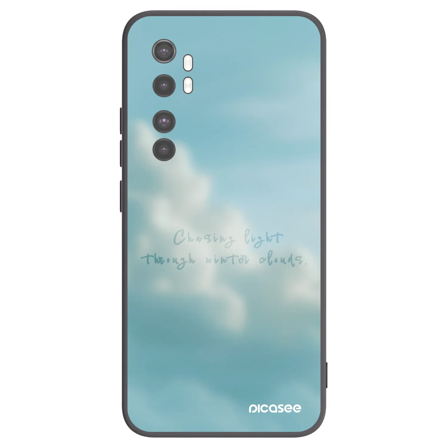 Picasee husă neagră din silicon pentru Xiaomi Mi Note 10 Lite - CHASiNG LIGHT
