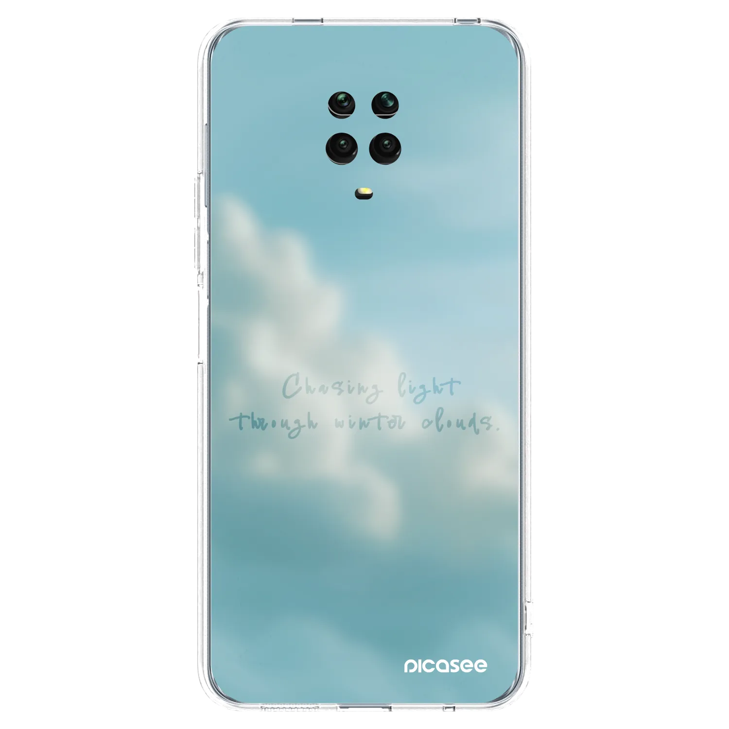 Picasee husă transparentă din silicon pentru Xiaomi Redmi Note 9S - CHASiNG LIGHT