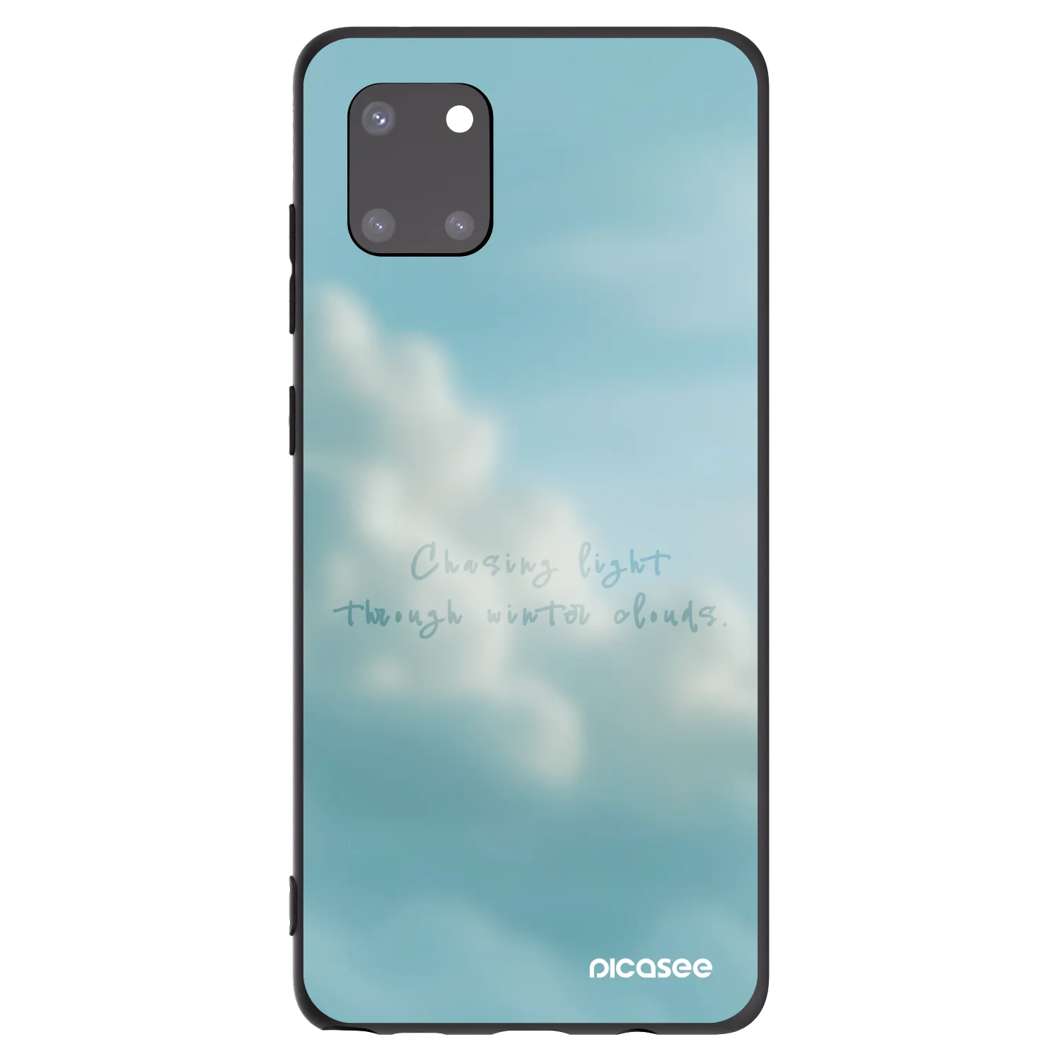 Picasee husă neagră din silicon pentru Samsung Galaxy Note 10 Lite N770F - CHASiNG LIGHT
