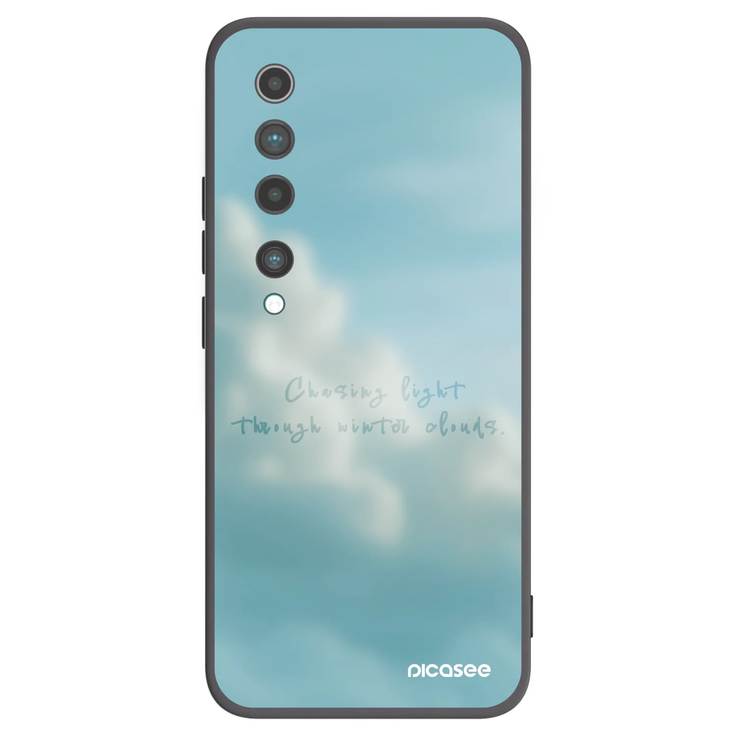 Picasee husă neagră din silicon pentru Xiaomi Mi 10 - CHASiNG LIGHT