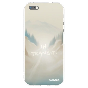 Picasee husă transparentă din silicon pentru Apple iPhone 5/5S/SE - IN TRANSIT