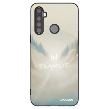 Picasee husă neagră din silicon pentru Realme 5 - IN TRANSIT