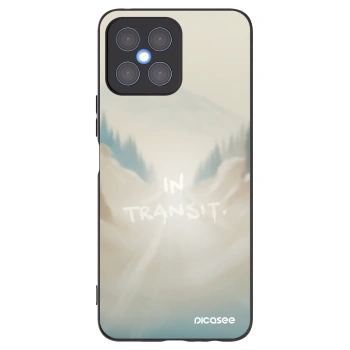 Picasee husă neagră din silicon pentru Honor X8 4G - IN TRANSIT