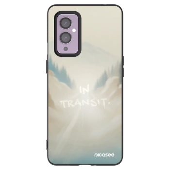 Picasee husă neagră din silicon pentru OnePlus 9 - IN TRANSIT