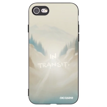 Picasee husă neagră din silicon pentru Apple iPhone 7 - IN TRANSIT