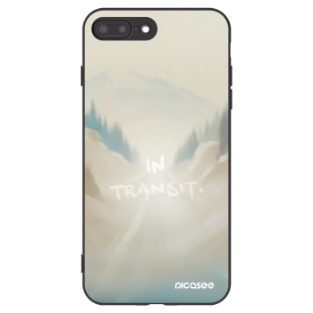 Picasee husă neagră din silicon pentru Apple iPhone 7 Plus - IN TRANSIT