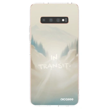 Picasee husă transparentă din silicon pentru Samsung Galaxy S10 Plus G975 - IN TRANSIT