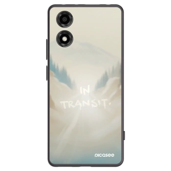 Picasee husă neagră din silicon pentru Motorola Moto E14 - IN TRANSIT
