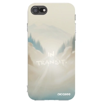 Picasee husă transparentă din silicon pentru Apple iPhone SE 2020 - IN TRANSIT