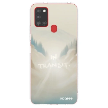 Picasee husă transparentă din silicon pentru Samsung Galaxy A21s - IN TRANSIT