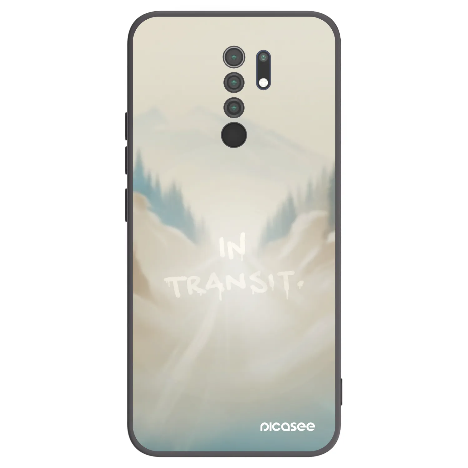Picasee husă neagră din silicon pentru Xiaomi Redmi 9 - IN TRANSIT