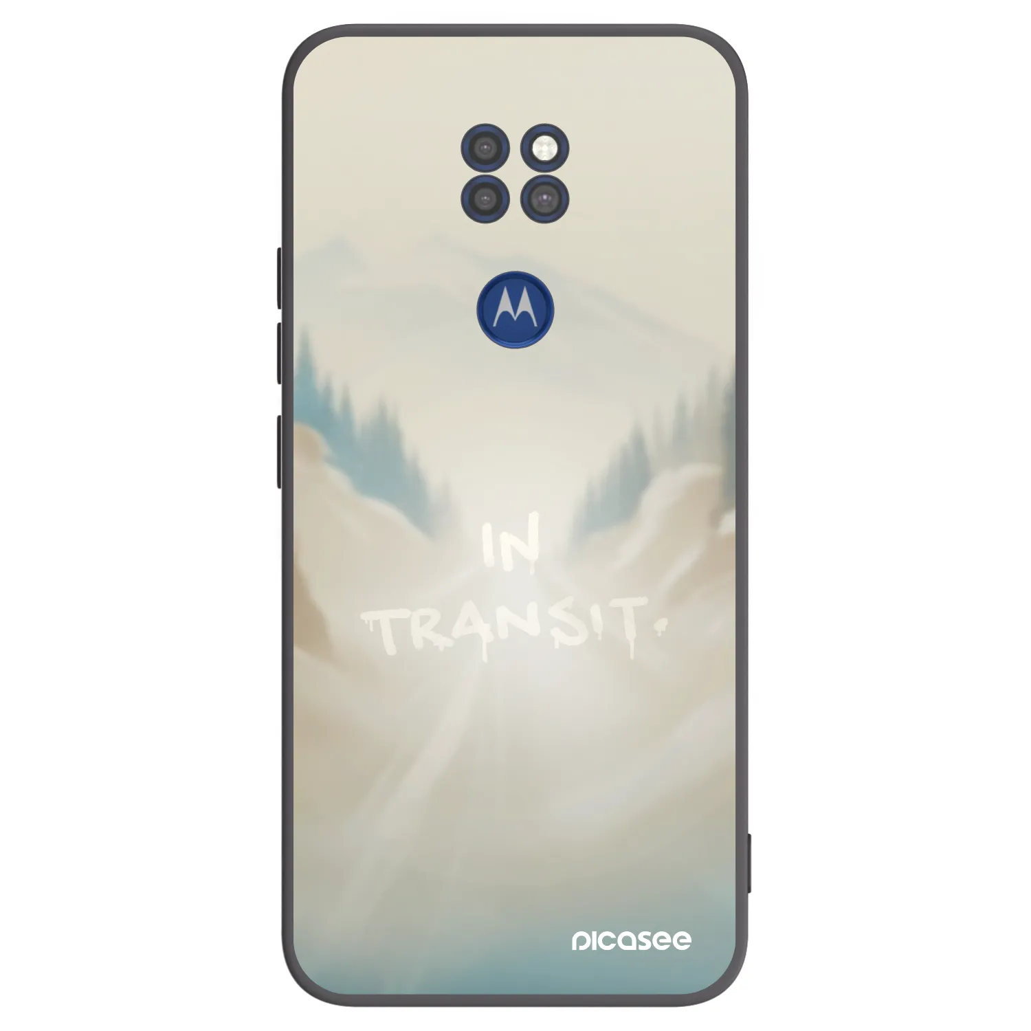 Picasee husă neagră din silicon pentru Motorola Moto G9 Play - IN TRANSIT