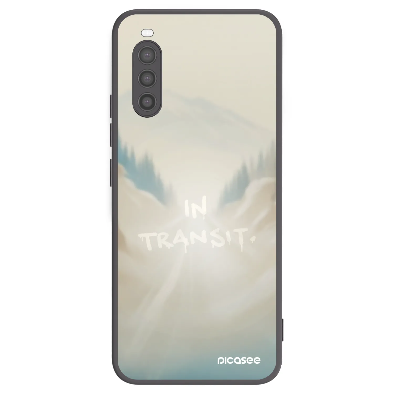 Picasee husă neagră din silicon pentru Sony Xperia 10 II - IN TRANSIT