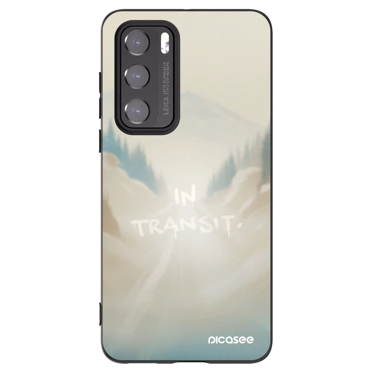 Picasee husă neagră din silicon pentru Huawei P40 - IN TRANSIT