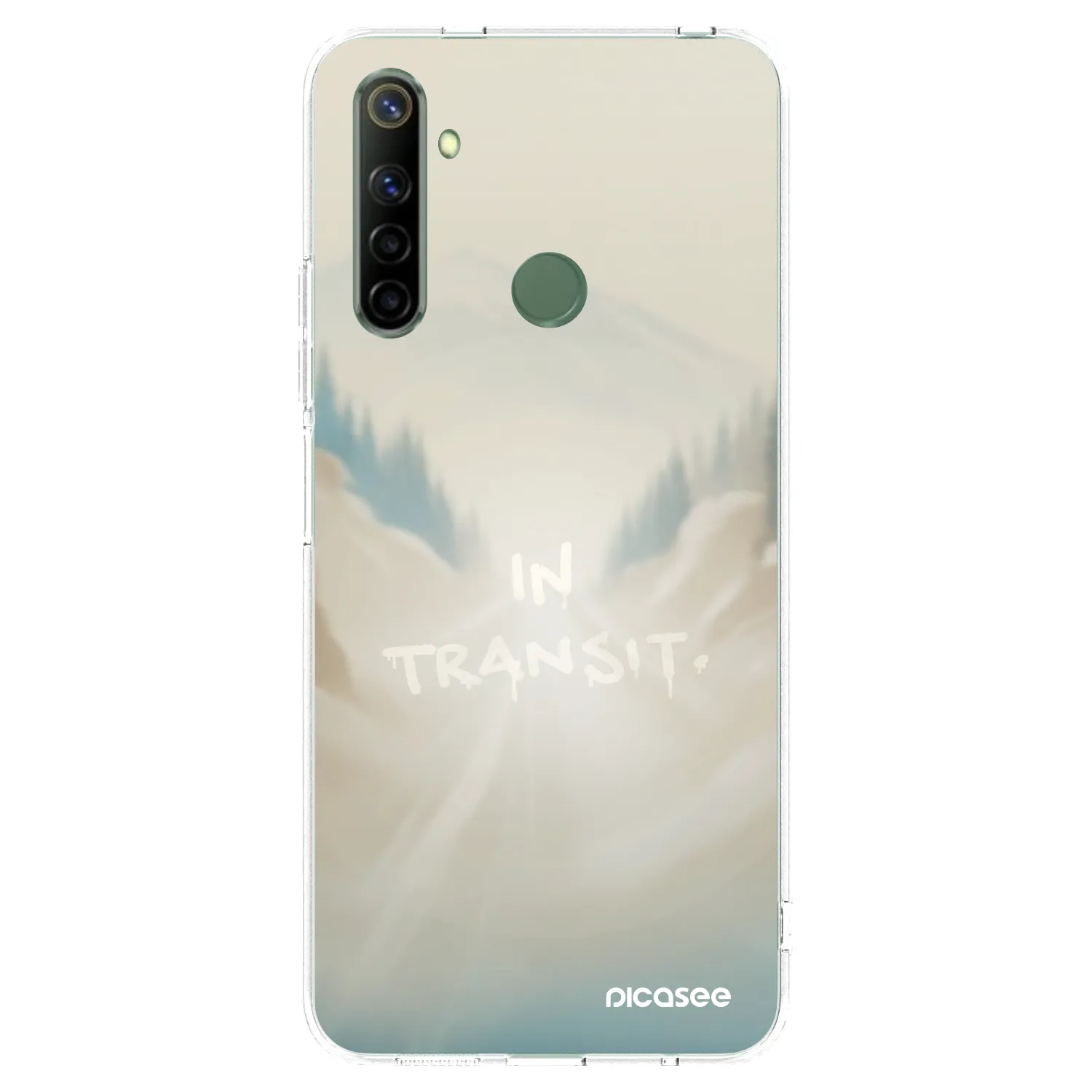 Picasee husă transparentă din silicon pentru Realme 6i - IN TRANSIT