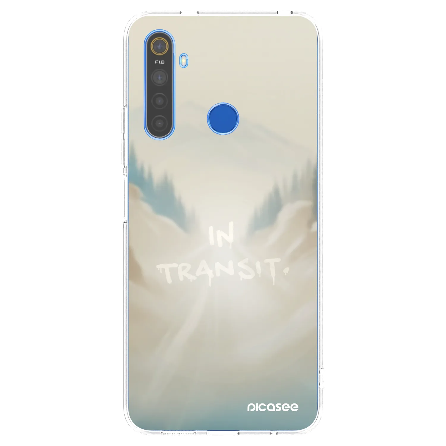 Picasee husă transparentă din silicon pentru Realme 5 - IN TRANSIT