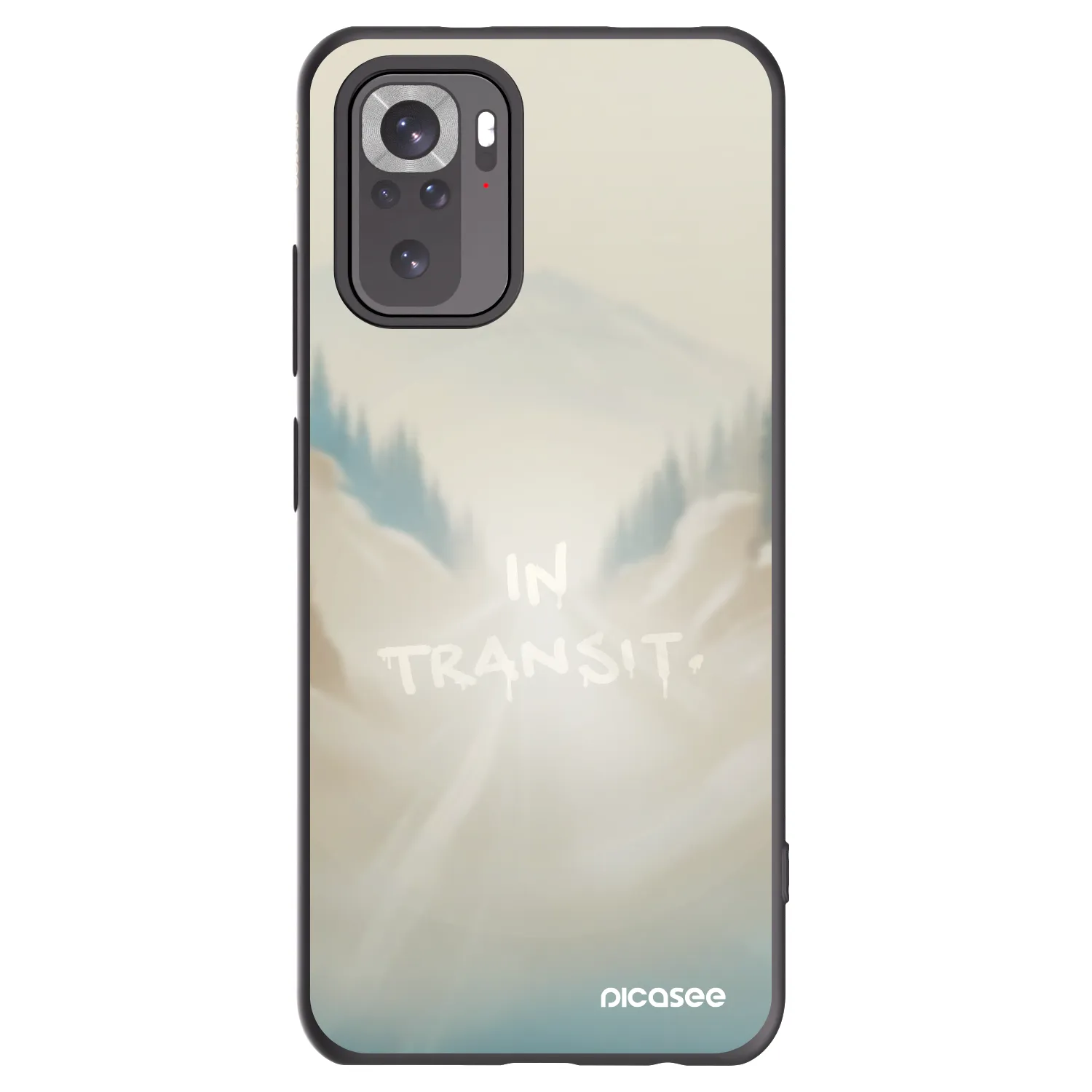 Picasee husă neagră din silicon pentru Xiaomi Redmi Note 10 - IN TRANSIT