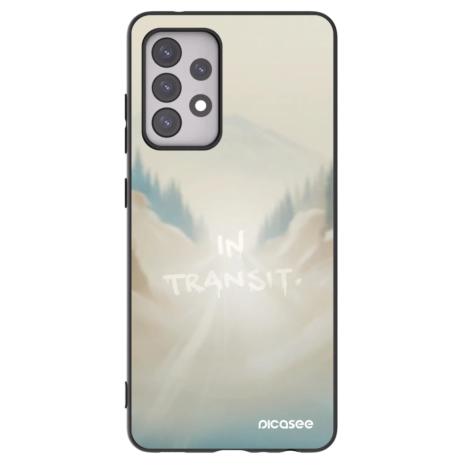 Picasee husă neagră din silicon pentru Samsung Galaxy A52 5G A525F - IN TRANSIT