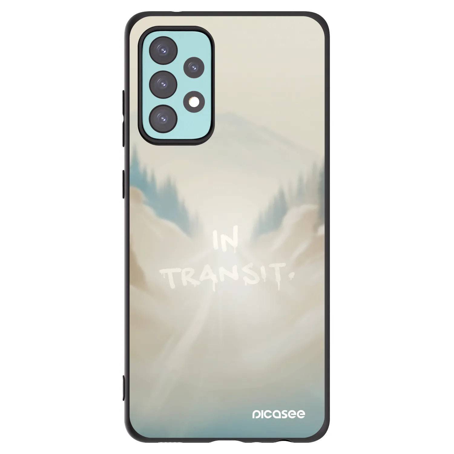 Picasee husă neagră din silicon pentru Samsung Galaxy A72 A725F - IN TRANSIT
