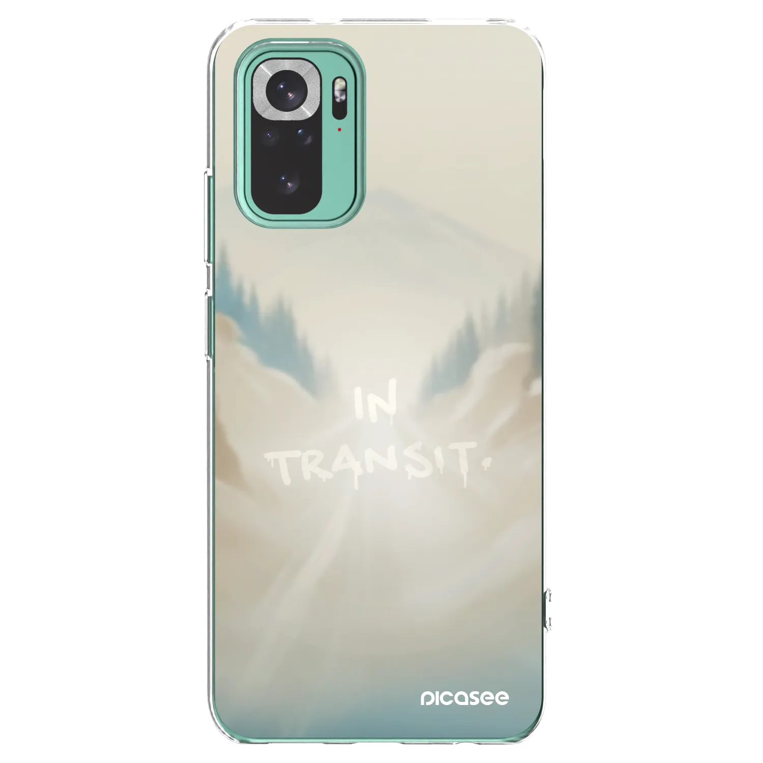 Picasee husă transparentă din silicon pentru Xiaomi Redmi Note 10 Pro - IN TRANSIT