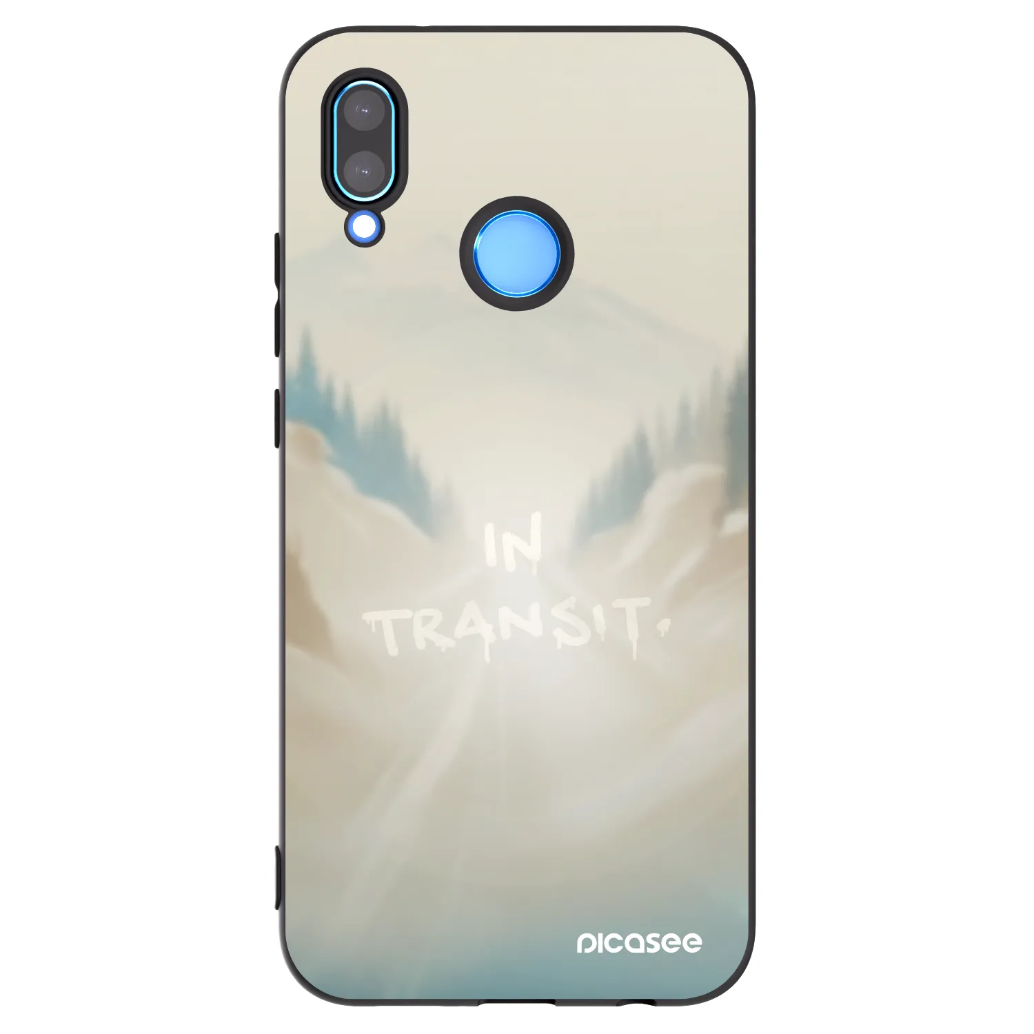 Picasee husă neagră din silicon pentru Huawei P20 Lite - IN TRANSIT