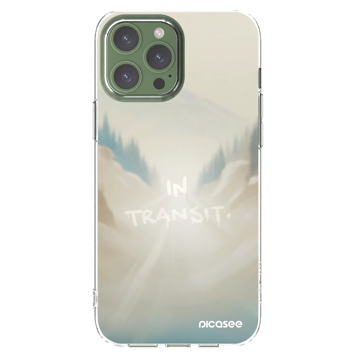 Picasee husă transparentă din silicon pentru Apple iPhone 13 Pro Max - IN TRANSIT