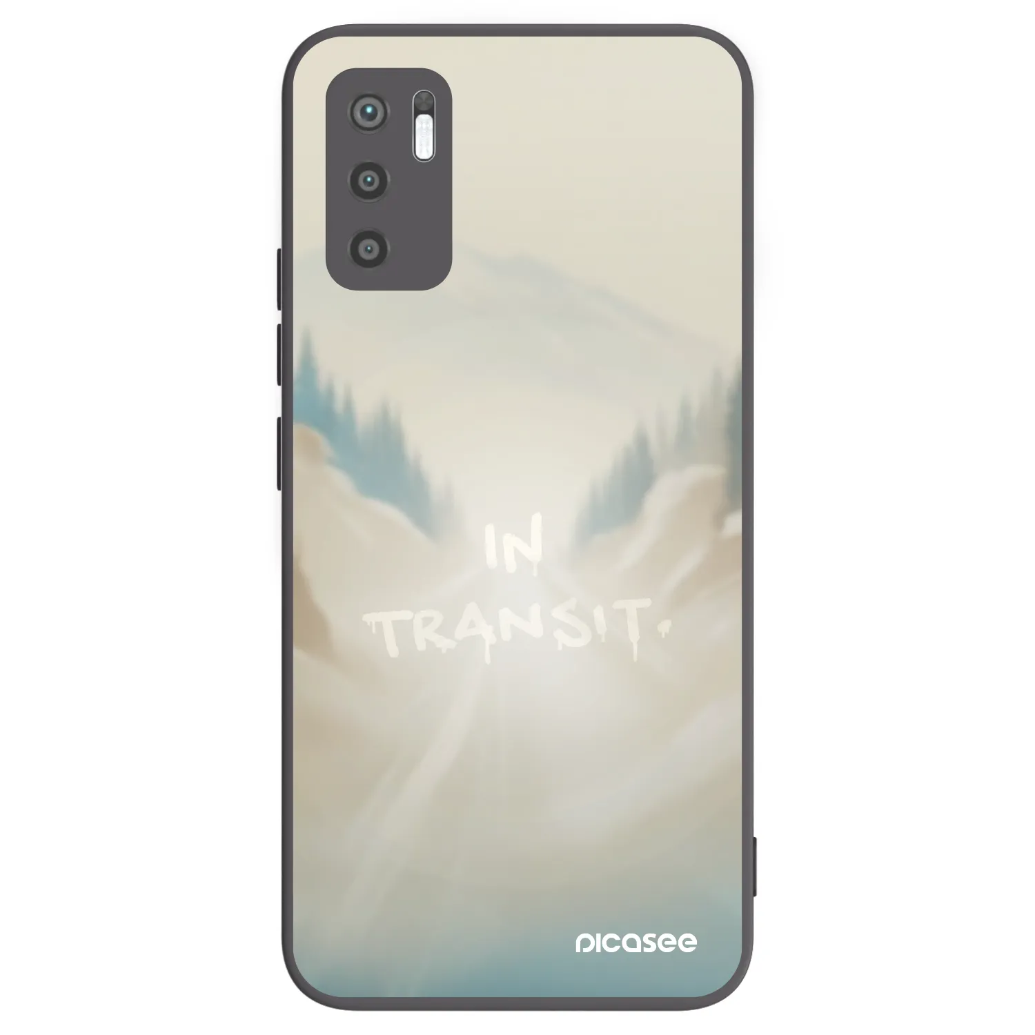 Picasee husă neagră din silicon pentru Xiaomi Redmi Note 10 5G - IN TRANSIT
