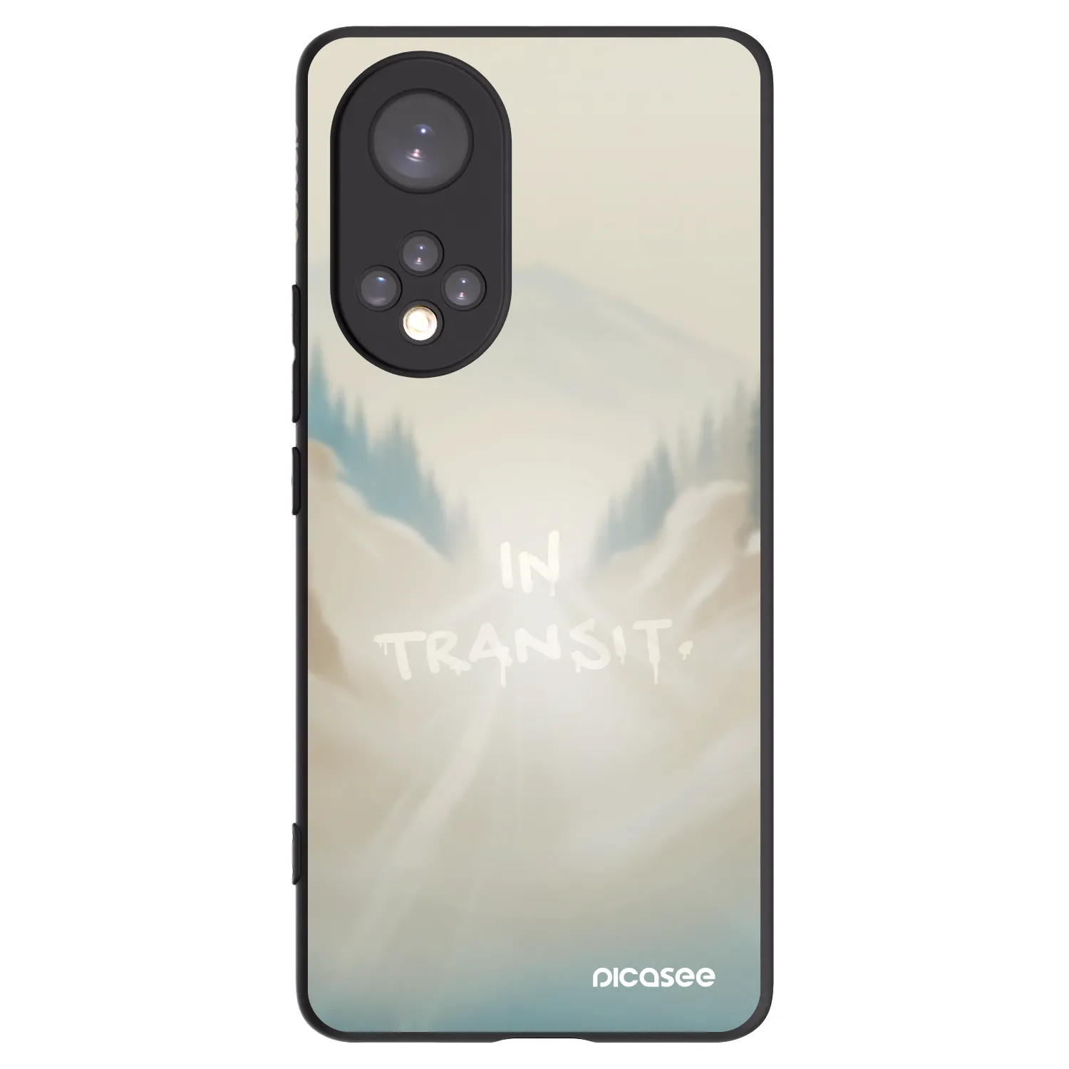 Picasee husă neagră din silicon pentru Honor 50 5G - IN TRANSIT