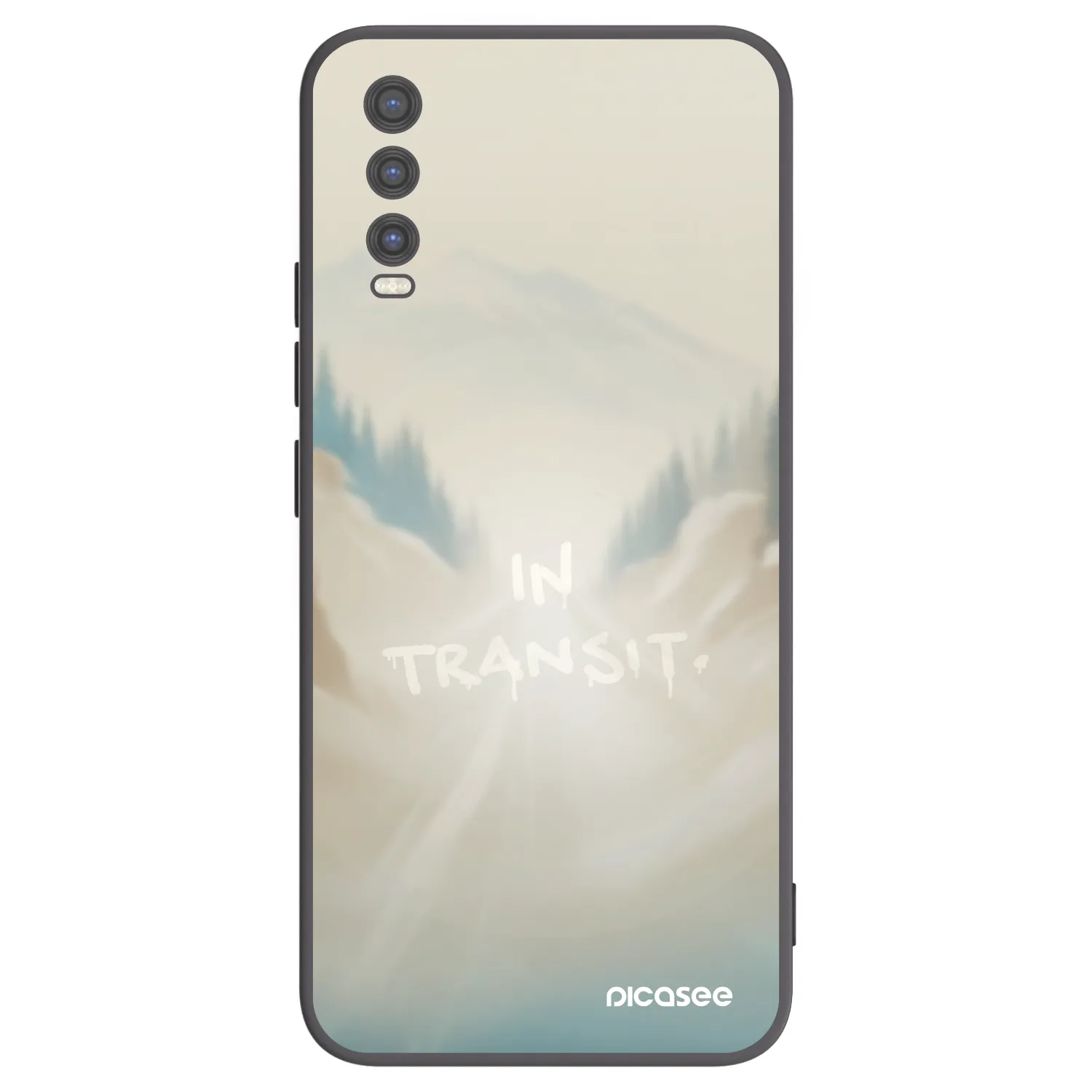 Picasee husă neagră din silicon pentru Vivo Y20s - IN TRANSIT