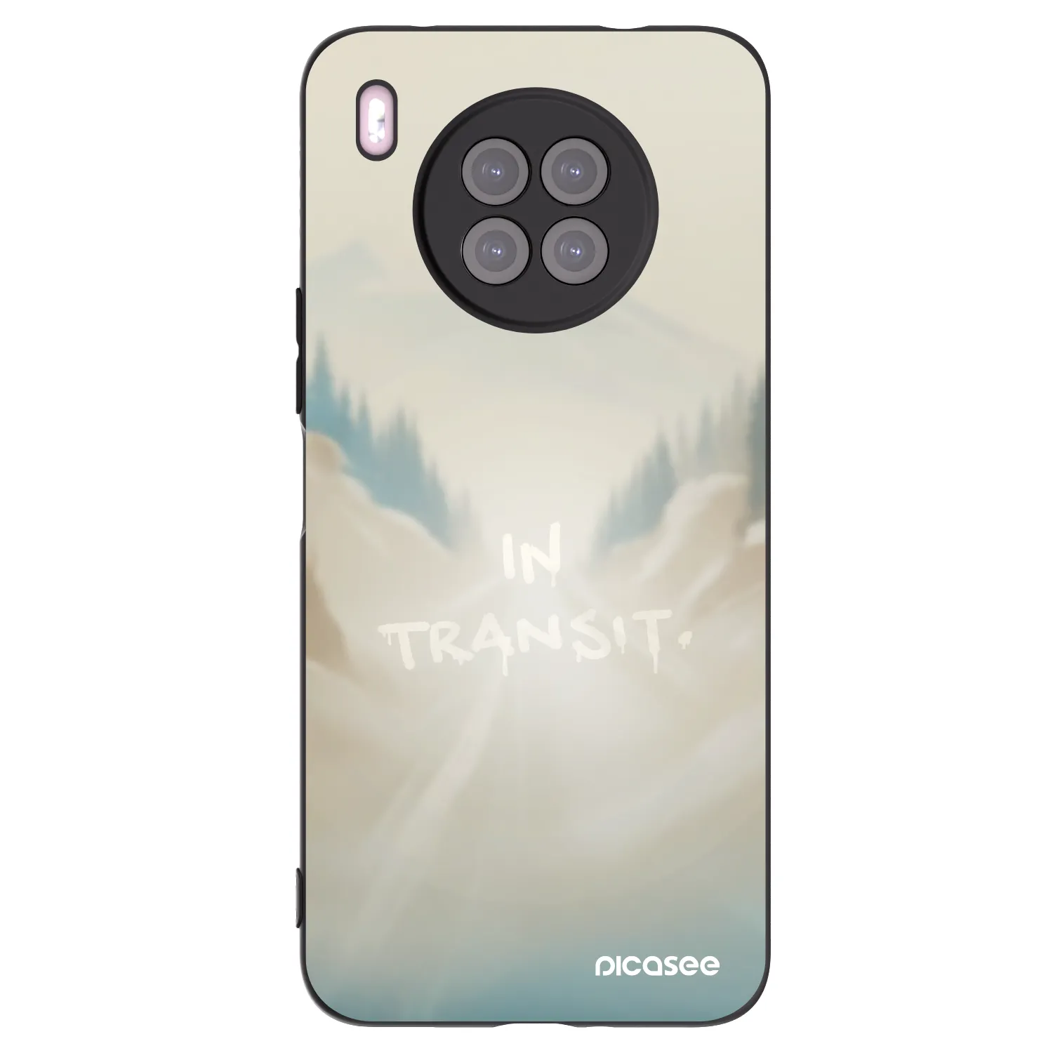 Picasee husă neagră din silicon pentru Huawei Nova 8i - IN TRANSIT