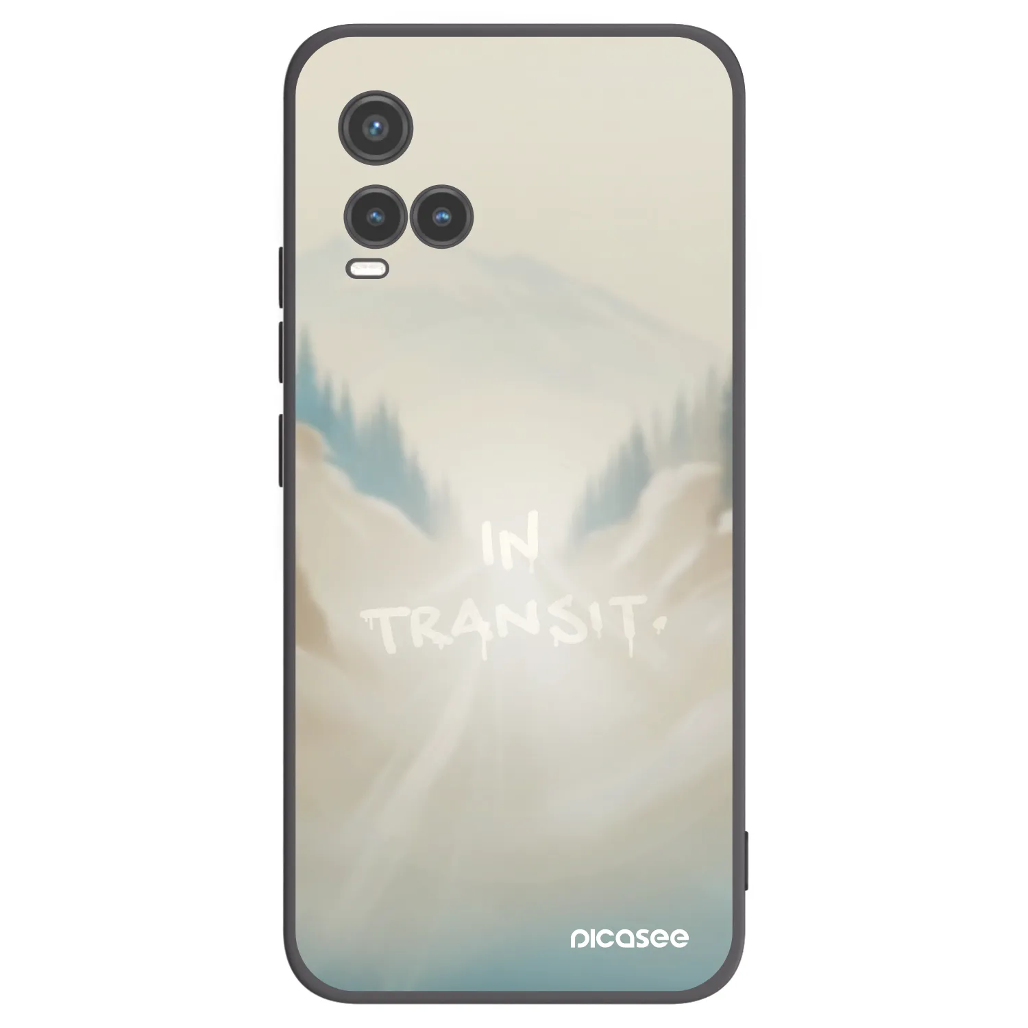 Picasee husă neagră din silicon pentru Vivo Y33s - IN TRANSIT