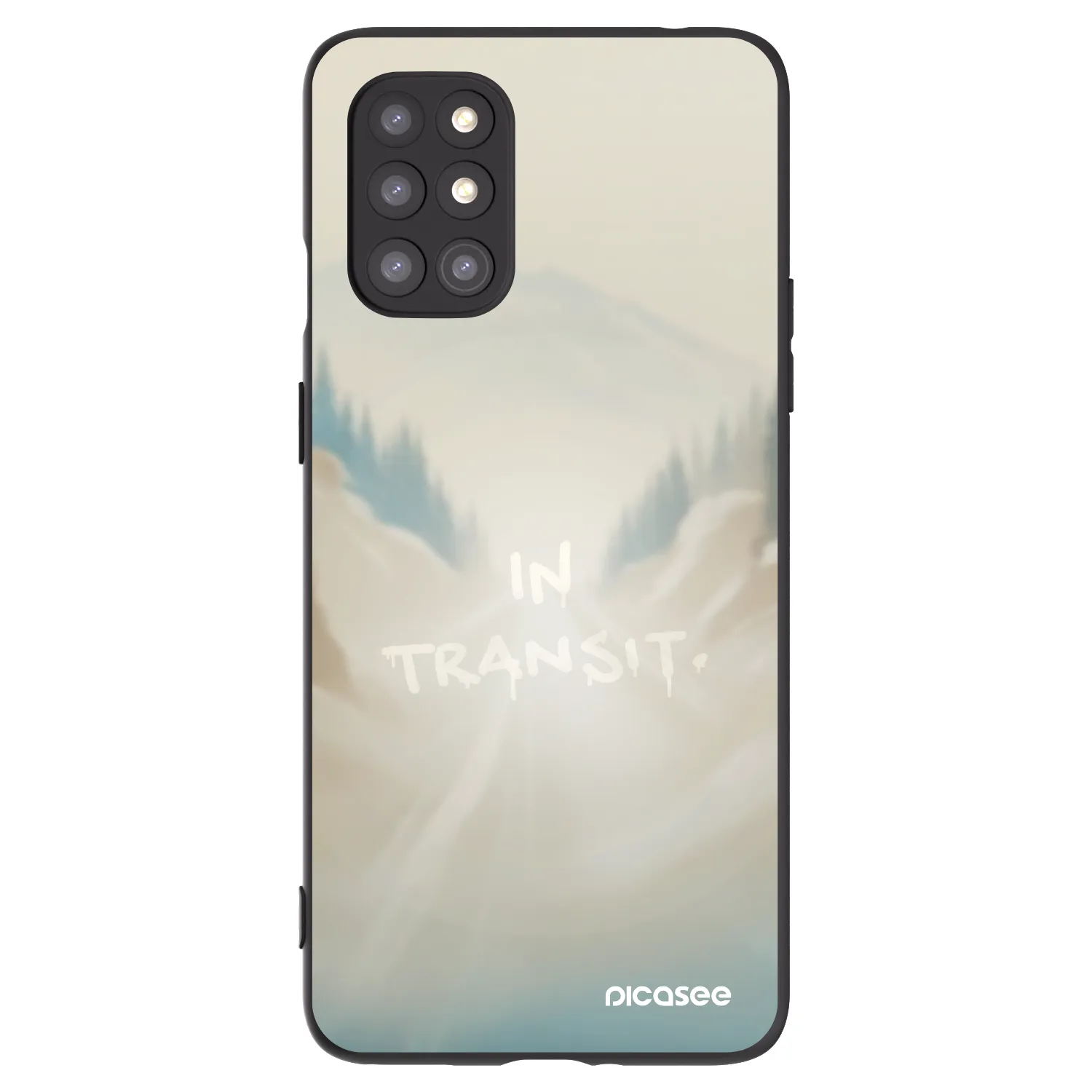 Picasee husă neagră din silicon pentru OnePlus 8T - IN TRANSIT