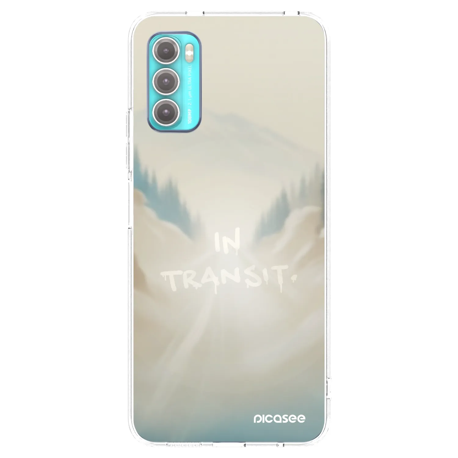 Picasee husă transparentă din silicon pentru Motorola Moto G60 - IN TRANSIT