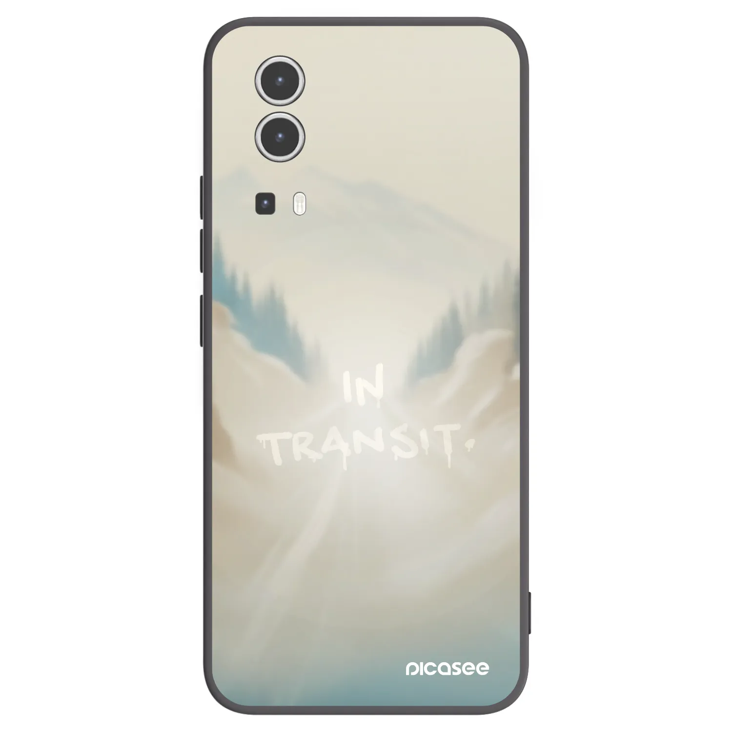 Picasee husă neagră din silicon pentru Vivo Y72 5G - IN TRANSIT