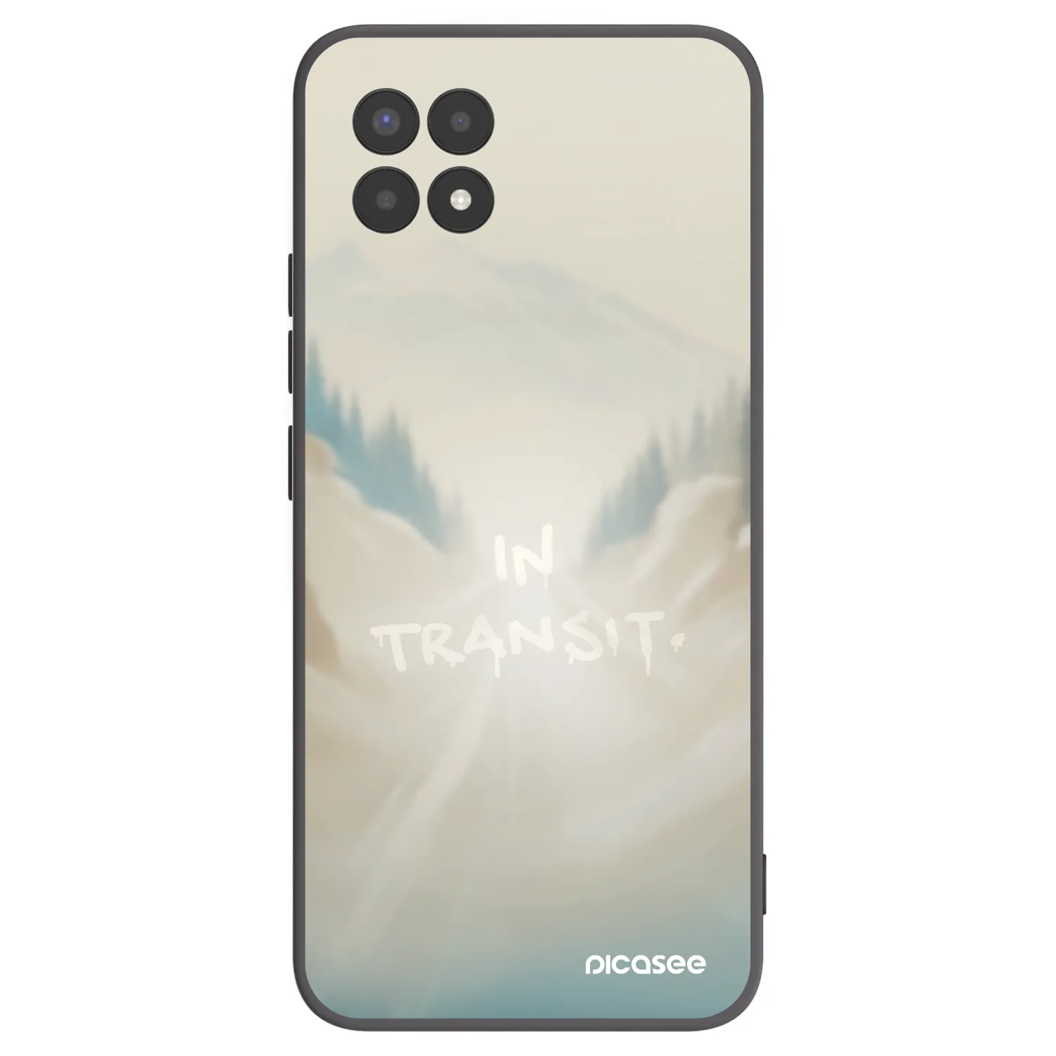 Picasee husă neagră din silicon pentru Realme 8i - IN TRANSIT
