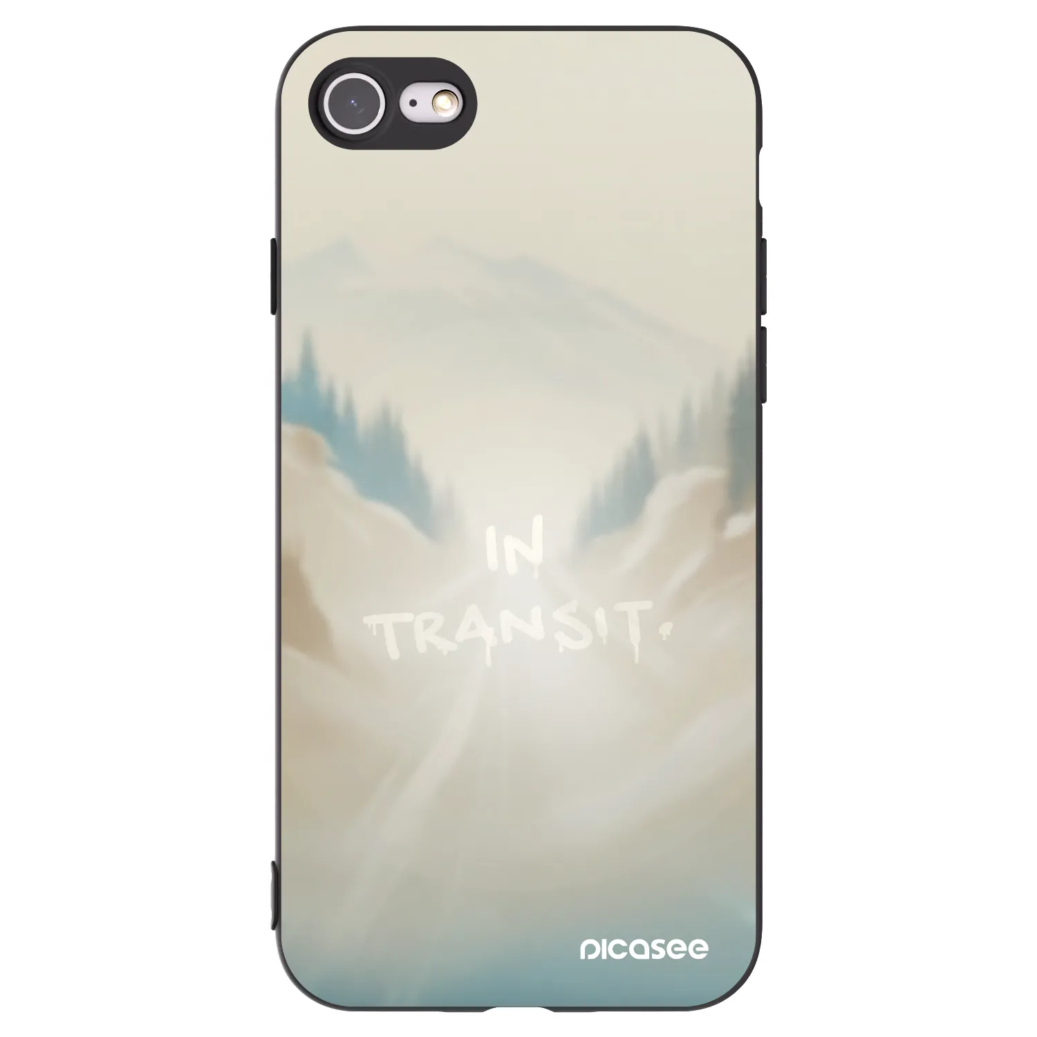 Picasee husă neagră din silicon pentru Apple iPhone SE 2022 - IN TRANSIT