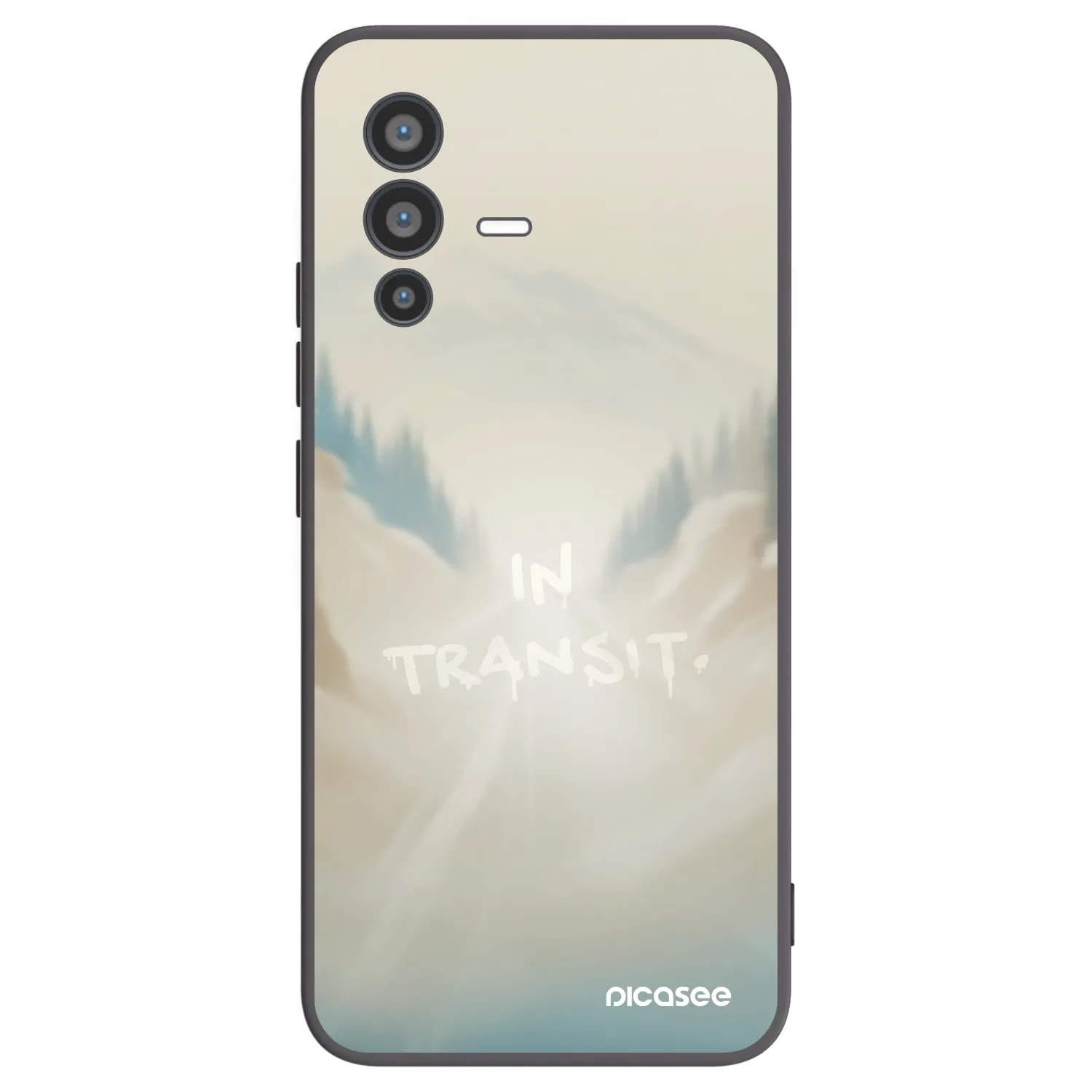 Picasee husă neagră din silicon pentru Vivo V23 5G - IN TRANSIT