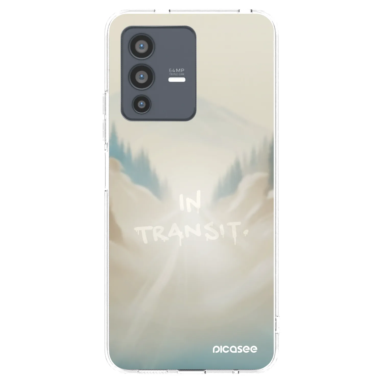Picasee husă transparentă din silicon pentru Vivo V23 5G - IN TRANSIT