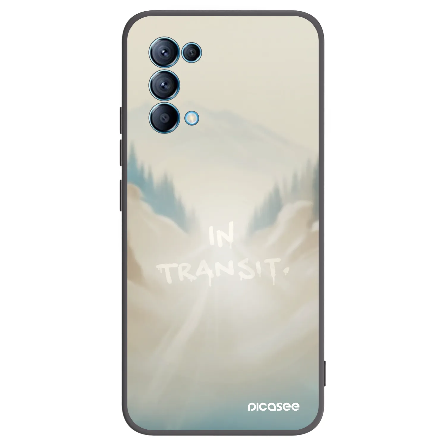 Picasee husă neagră din silicon pentru OPPO Reno 5 5G - IN TRANSIT