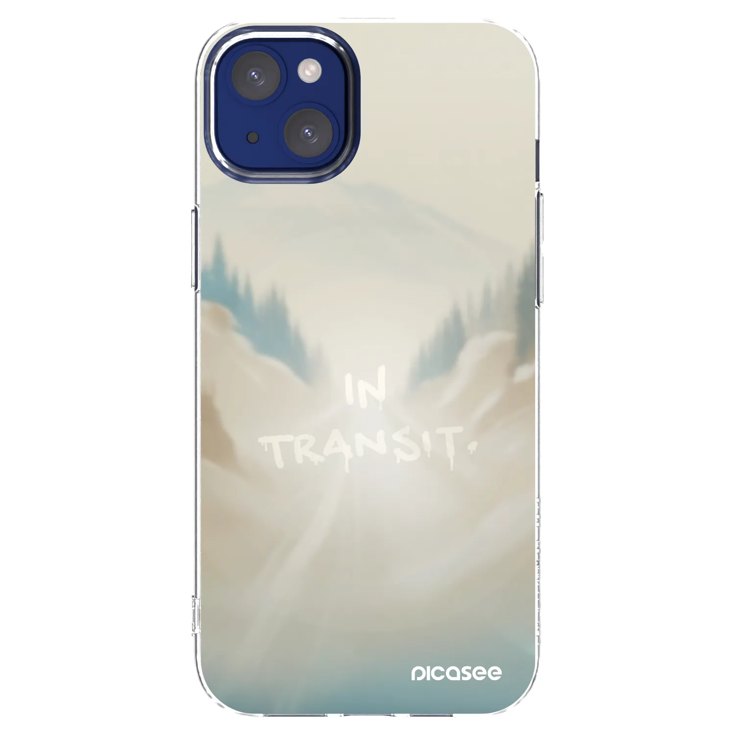 Picasee husă transparentă din silicon pentru Apple iPhone 14 Plus - IN TRANSIT