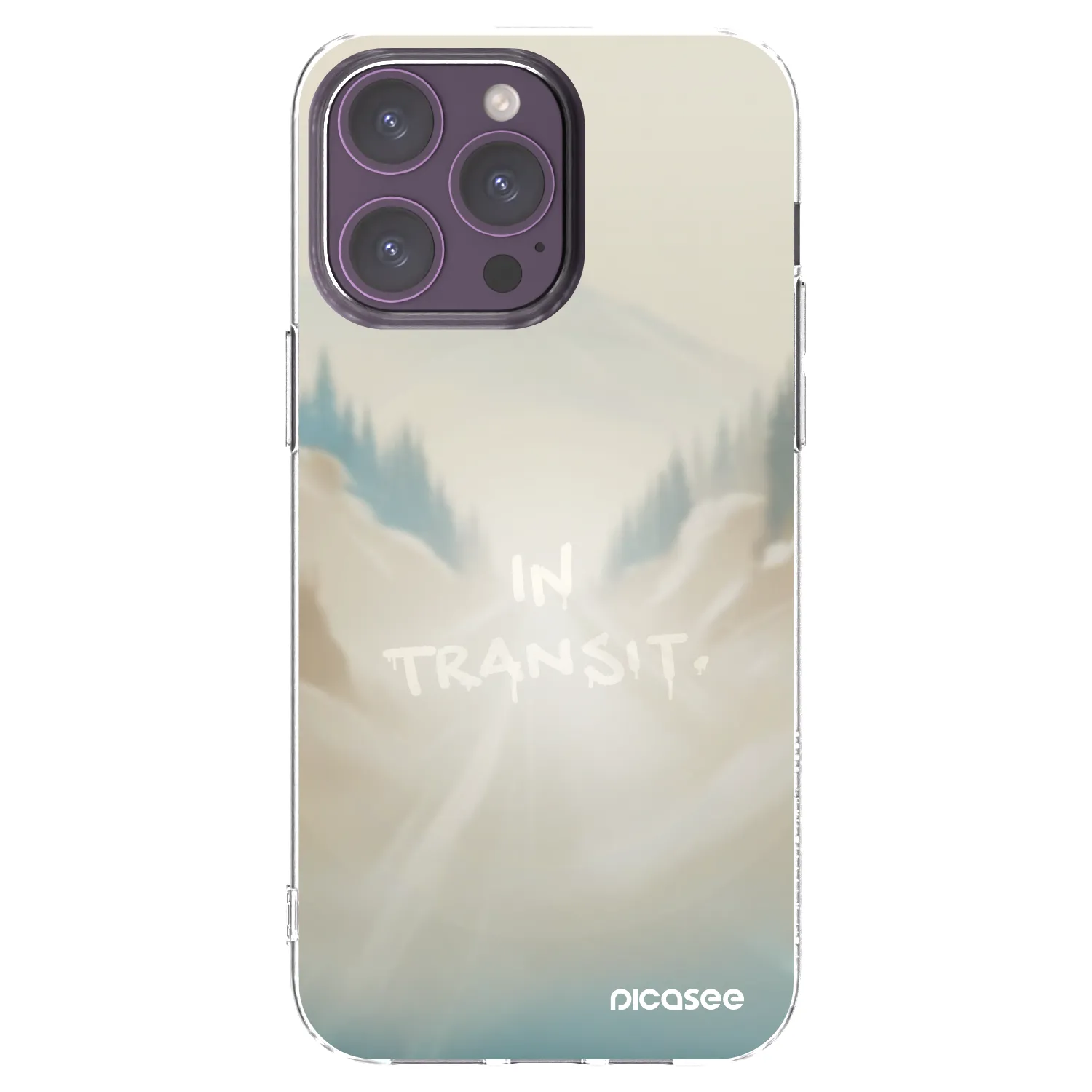 Picasee husă transparentă din silicon pentru Apple iPhone 14 Pro Max - IN TRANSIT